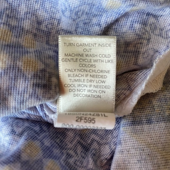 CJ Banks Short Sleeve Top Blue Size 2X - Picture 13 of 16